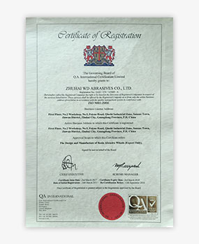  - Certificate ISO 9001 